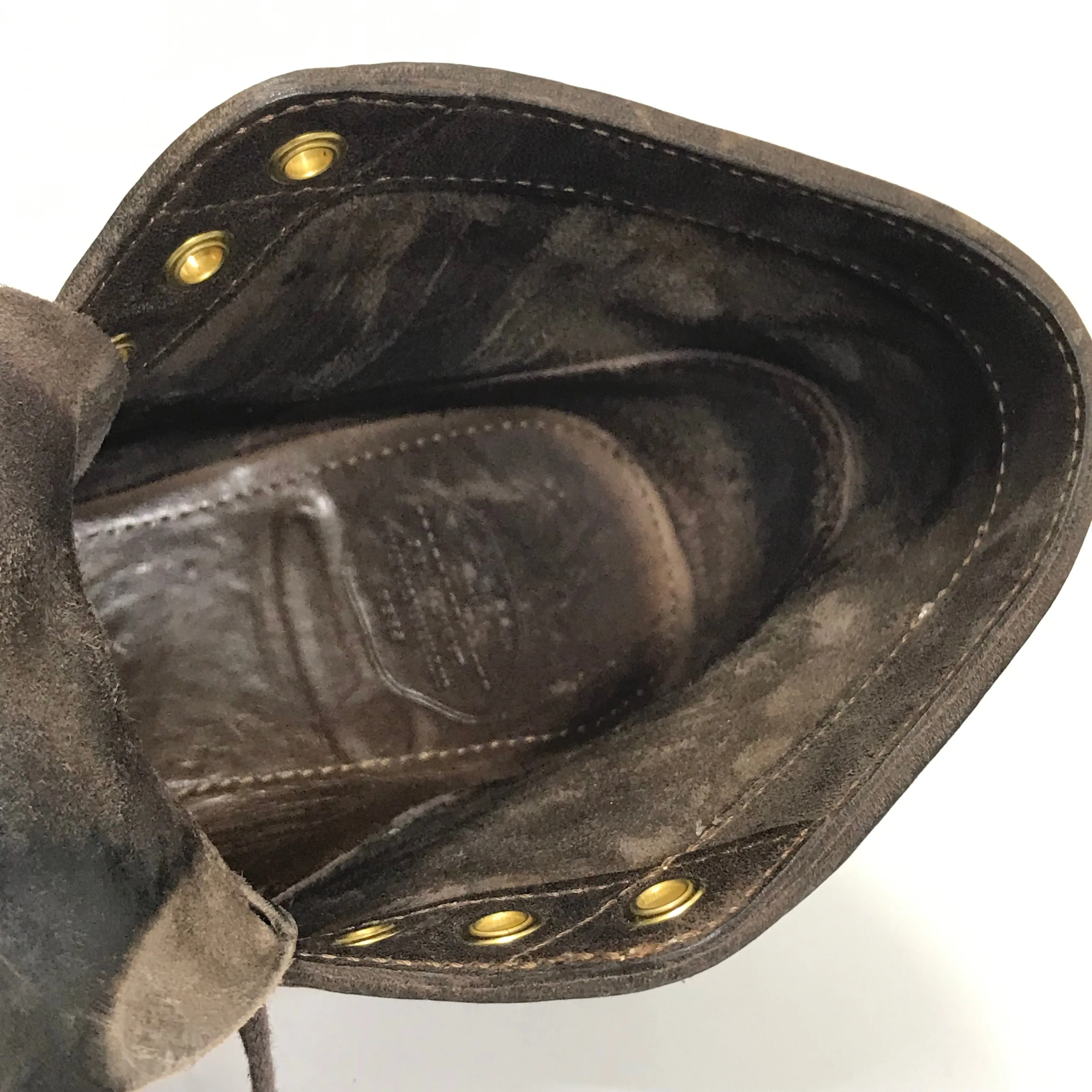 [10] Visvim 18AW Brigadier Boots Mid Folk Leather Dk Brown