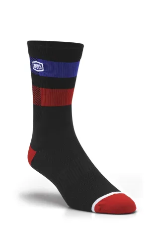 100% Flow Performance Socks Black