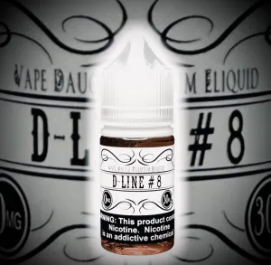 30ml Salt Nic: "D-Line #8" Warm Vanilla Custard