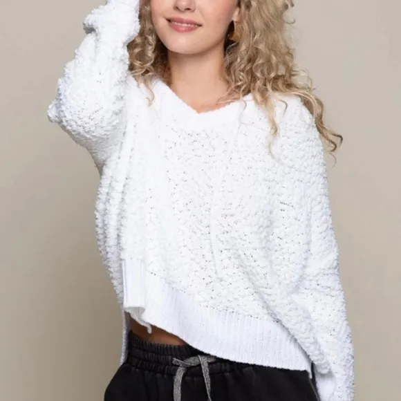 5⭐️ POL POPCORN HOODIE SWEATER