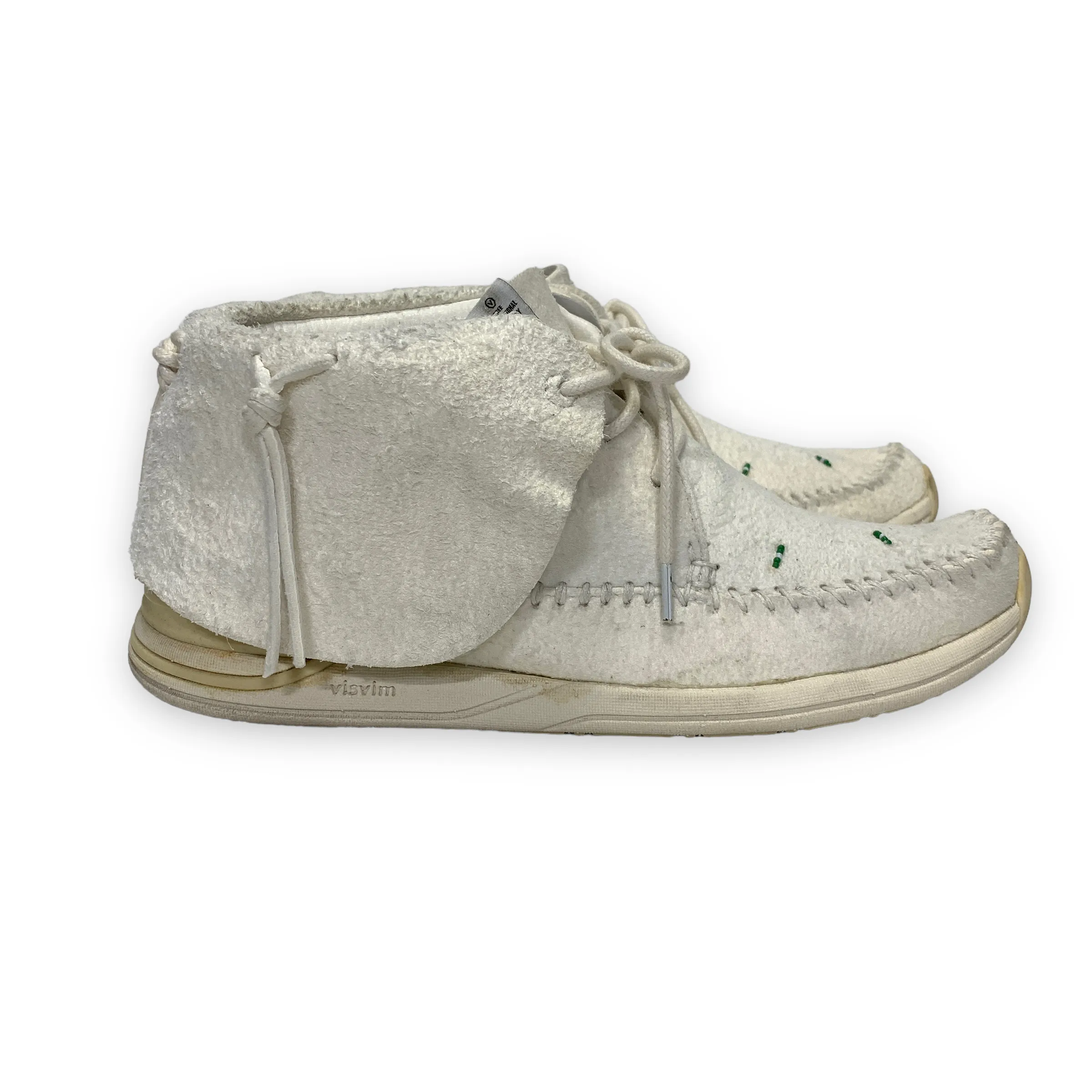[8] Visvim FBT Lhamo Folk Suede