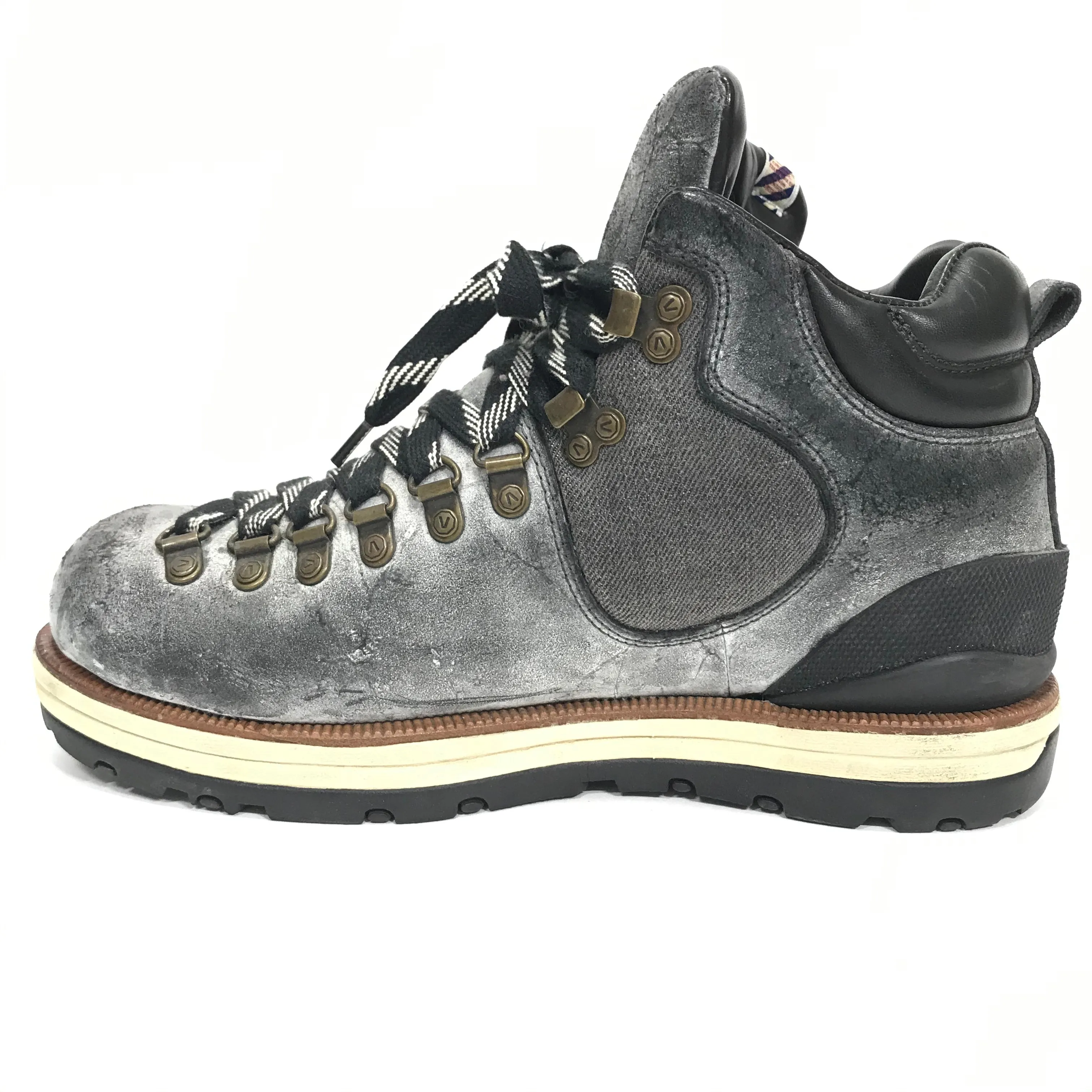 [8.5] Visvim 11AW Serra Boots Leather/Denim