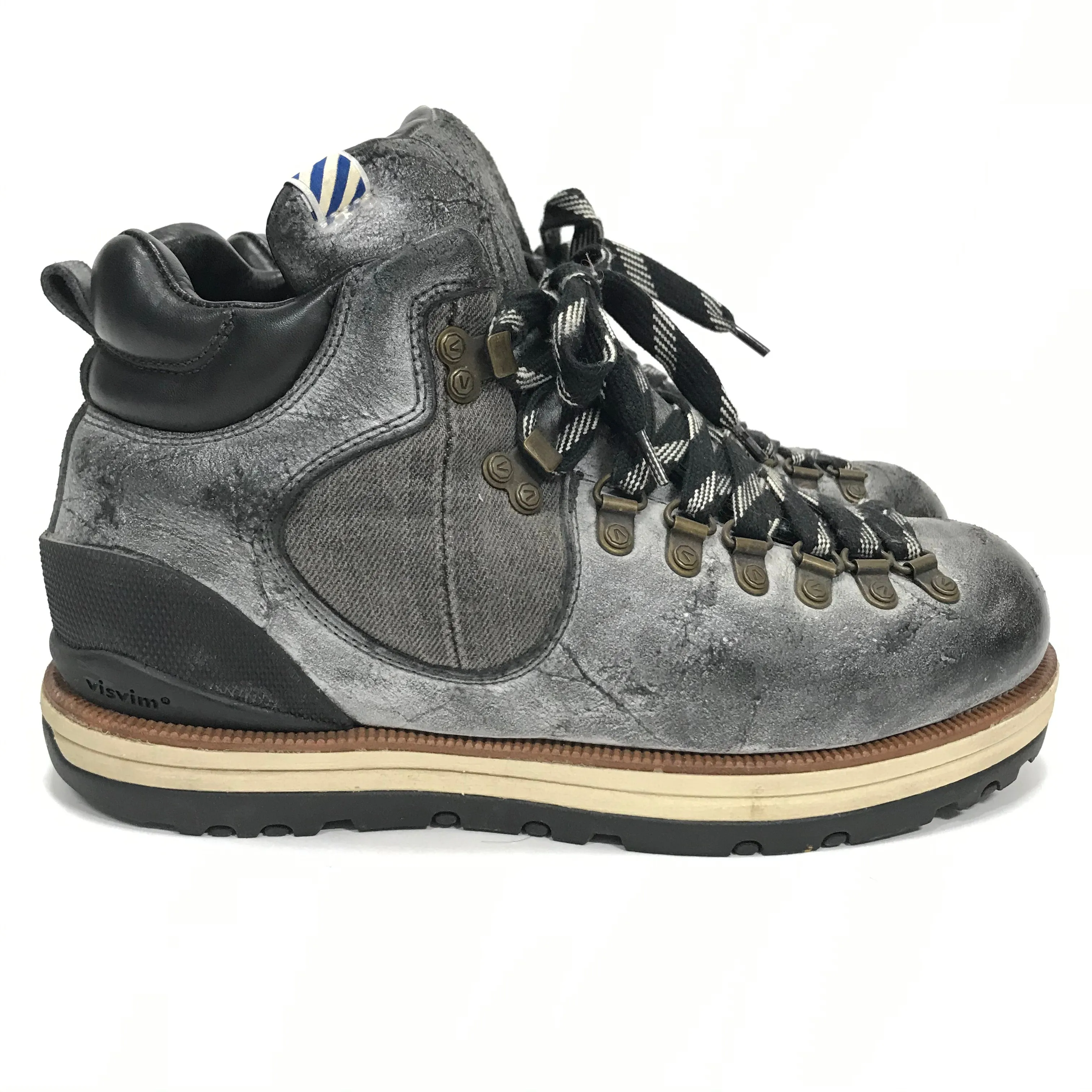 [8.5] Visvim 11AW Serra Boots Leather/Denim