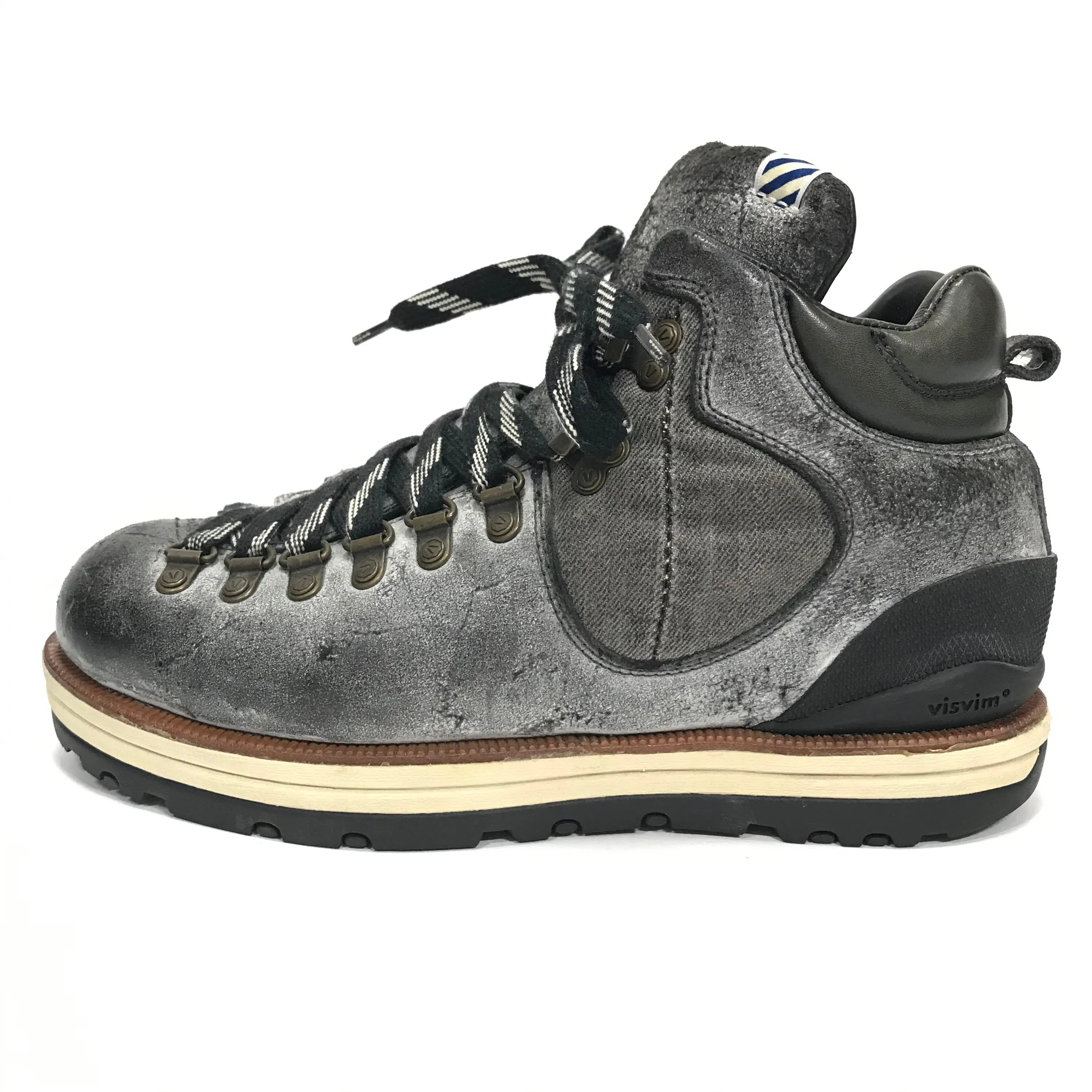 [8.5] Visvim 11AW Serra Boots Leather/Denim