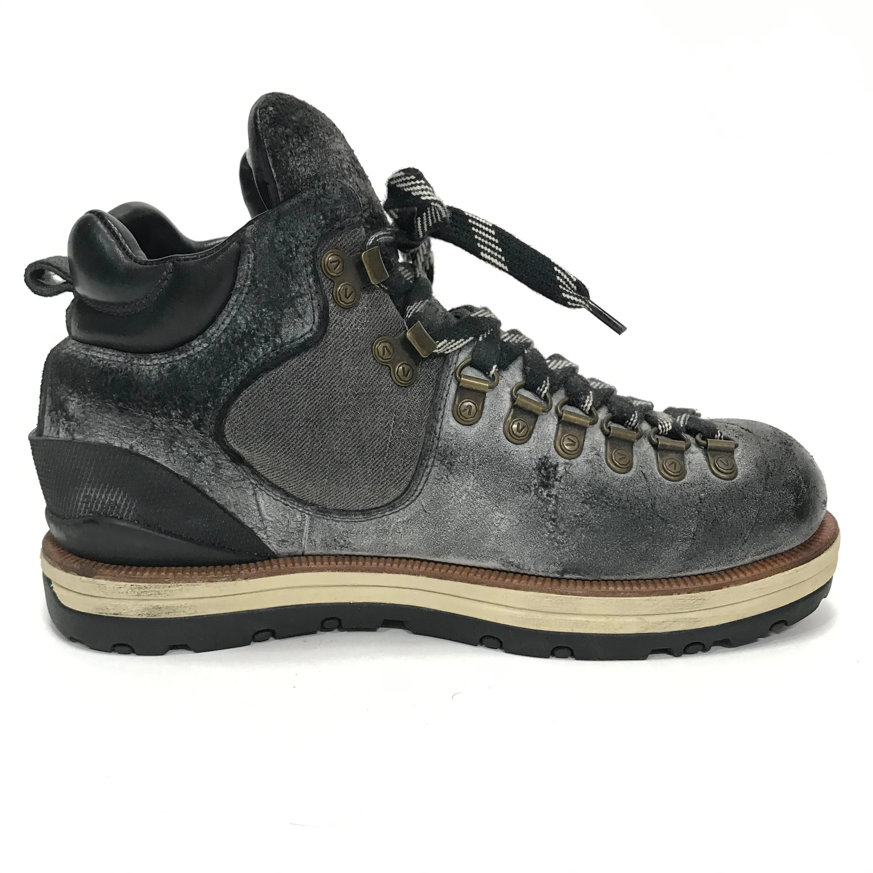 [8.5] Visvim 11AW Serra Boots Leather/Denim