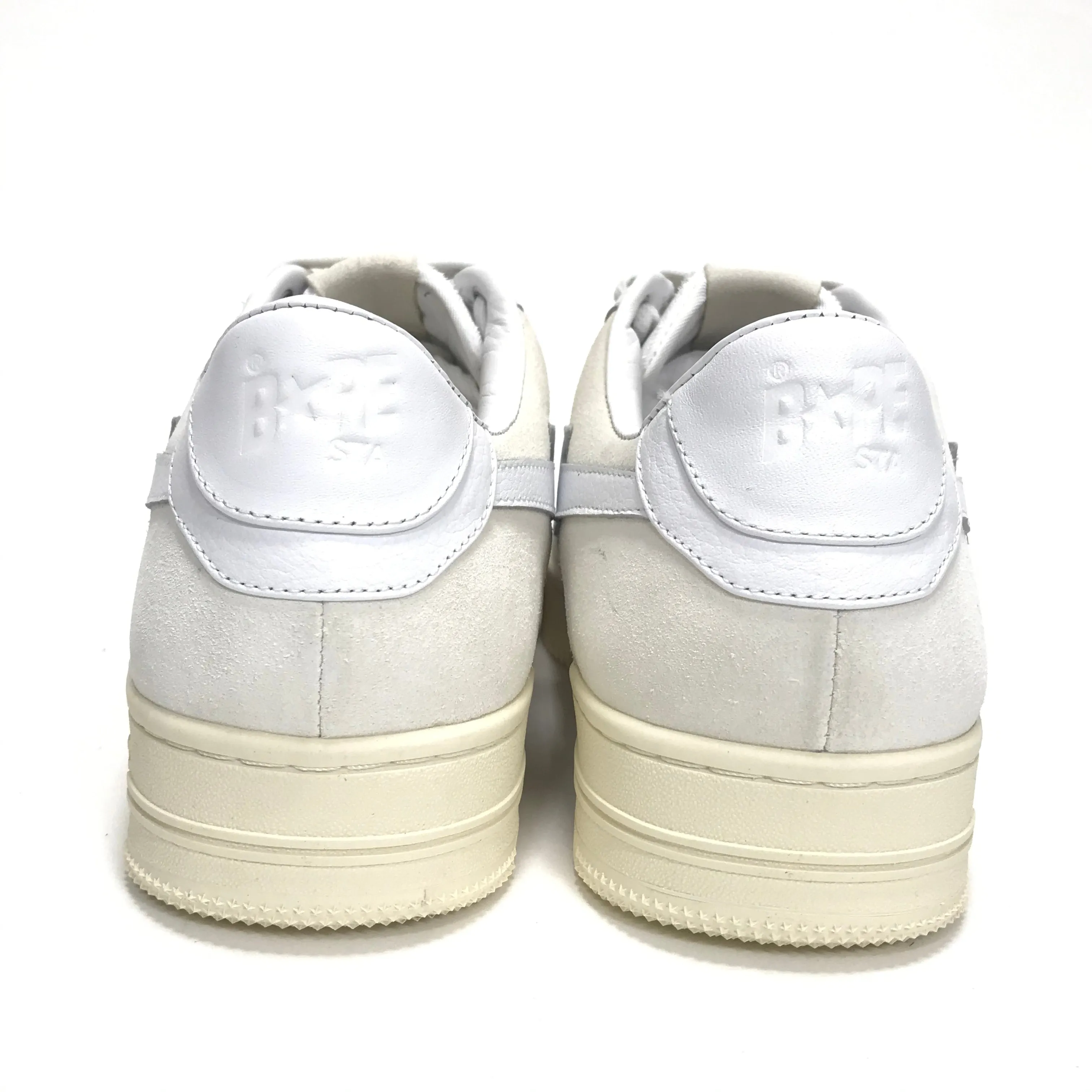 [9 or 10] DS! Bape Sta OG Leather / Suede White