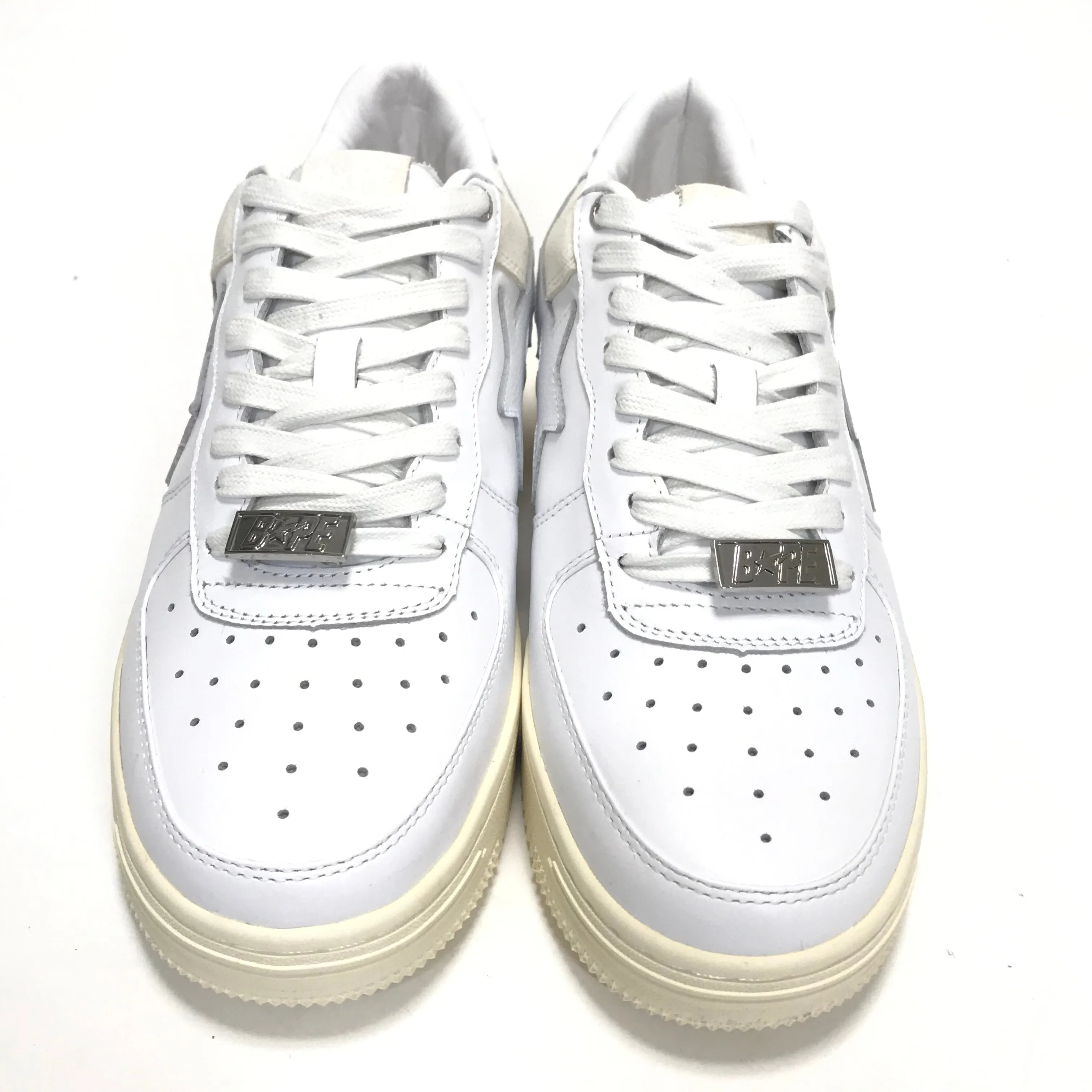[9 or 10] DS! Bape Sta OG Leather / Suede White