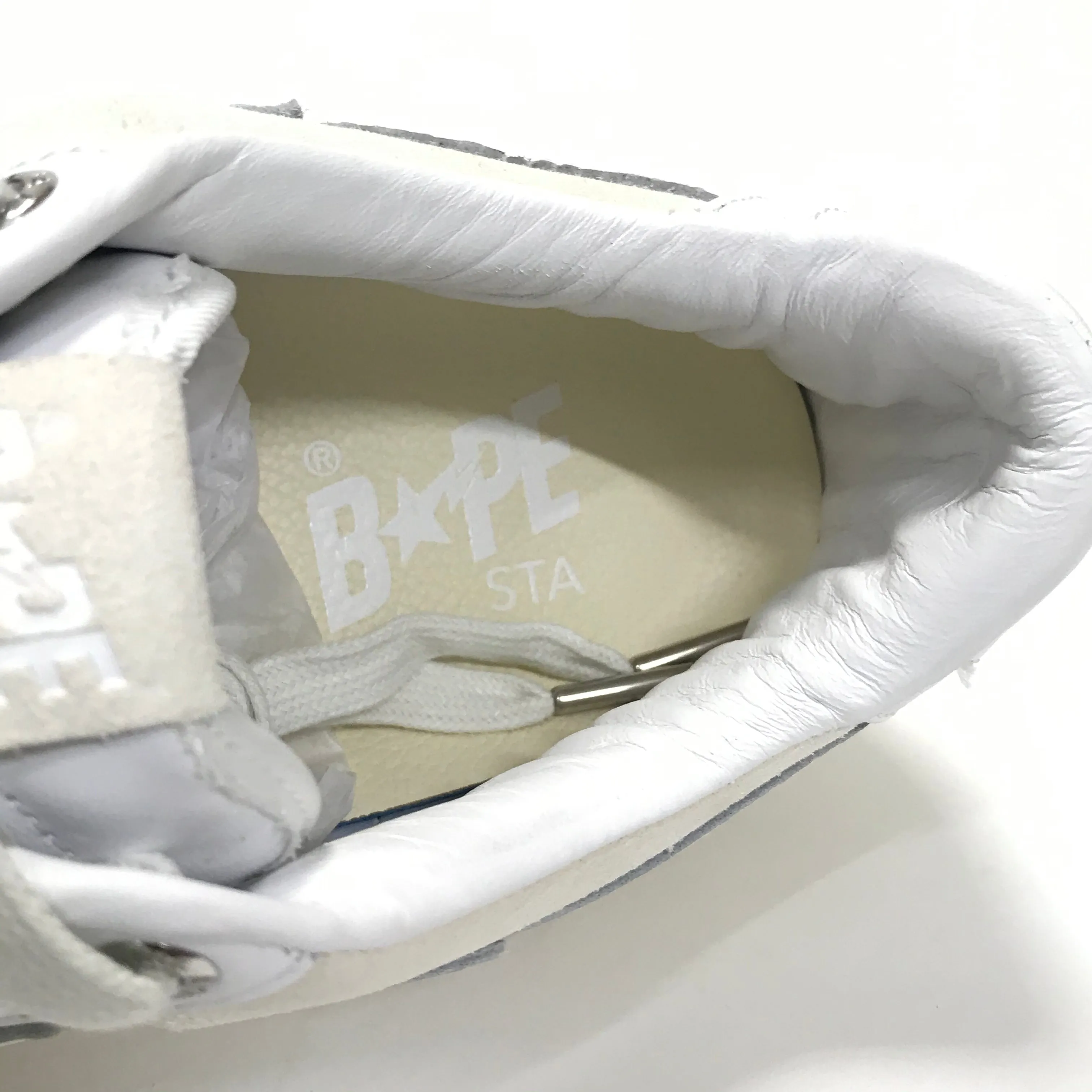 [9 or 10] DS! Bape Sta OG Leather / Suede White