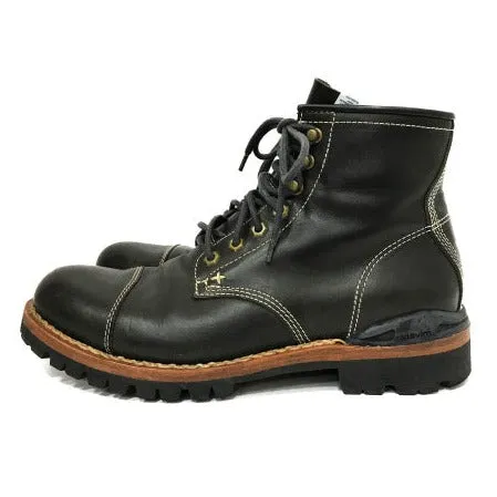 [9.5]  Visvim 11SS Virgil Cap Okie Boots Folk Black