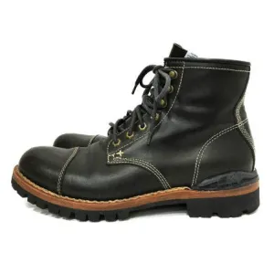 [9.5]  Visvim 11SS Virgil Cap Okie Boots Folk Black