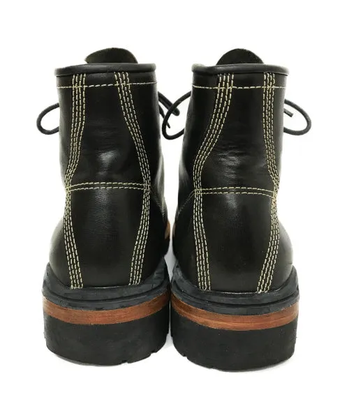 [9.5]  Visvim 11SS Virgil Cap Okie Boots Folk Black
