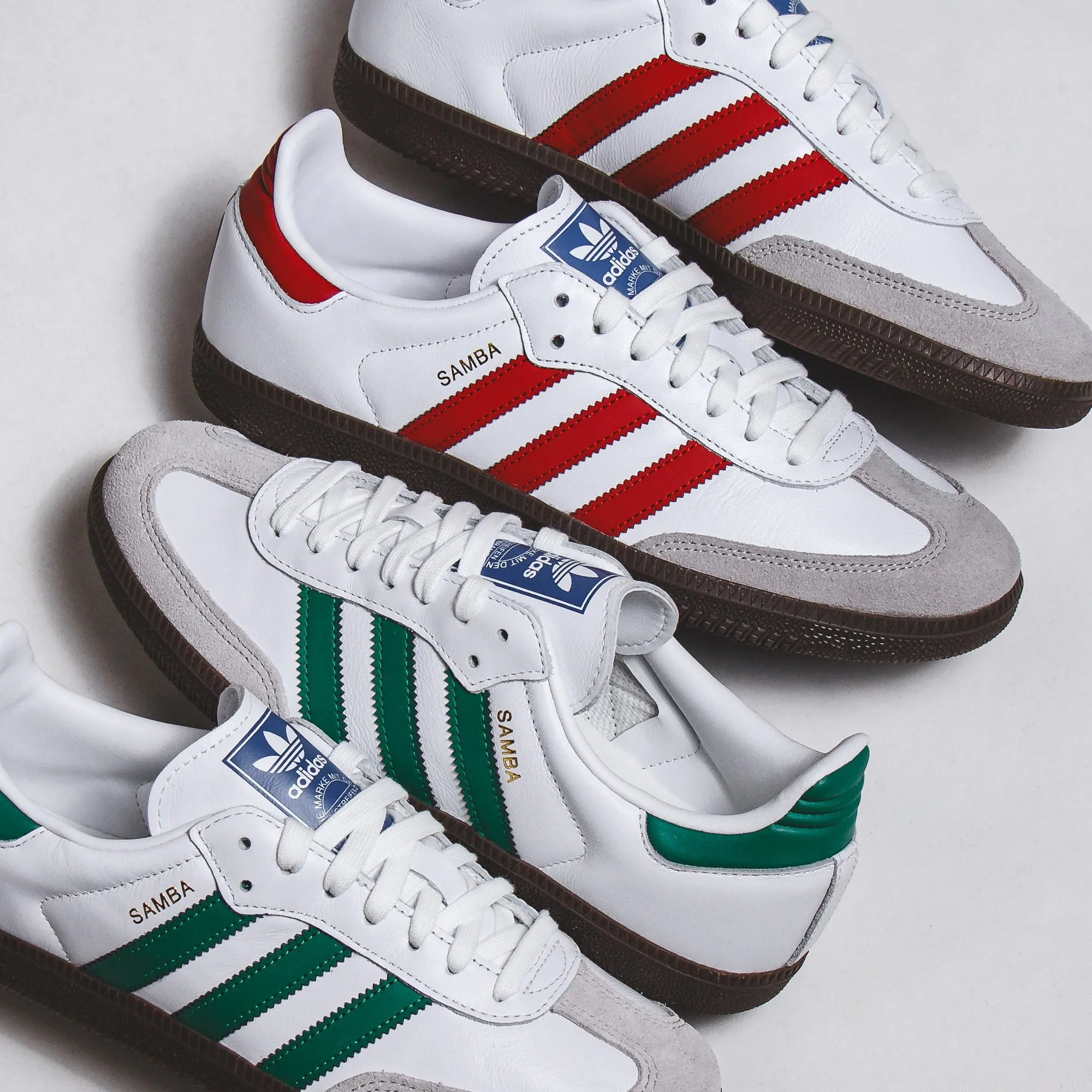 Adidas Originals Men Samba OG White Green IG1024