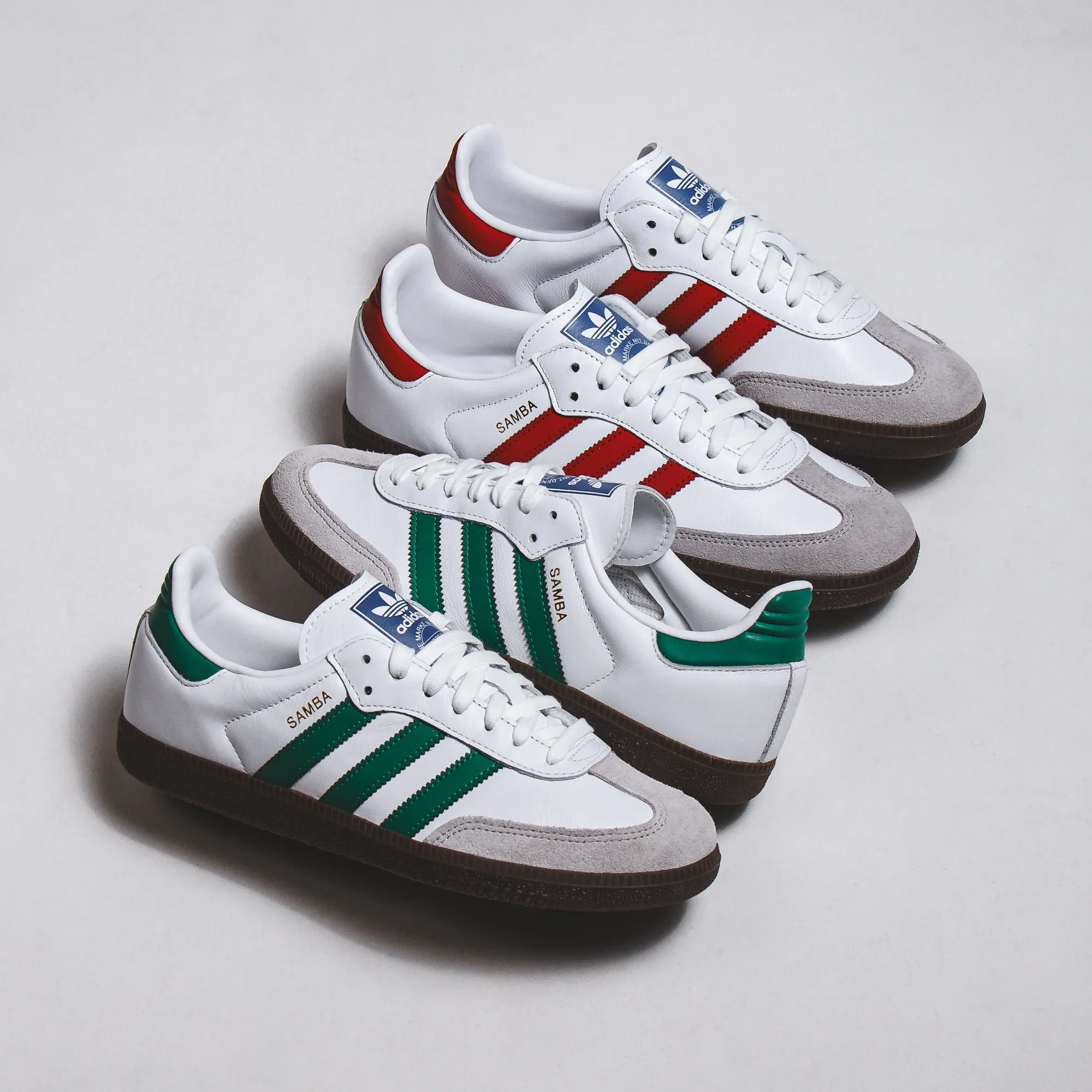 Adidas Originals Men Samba OG White Green IG1024