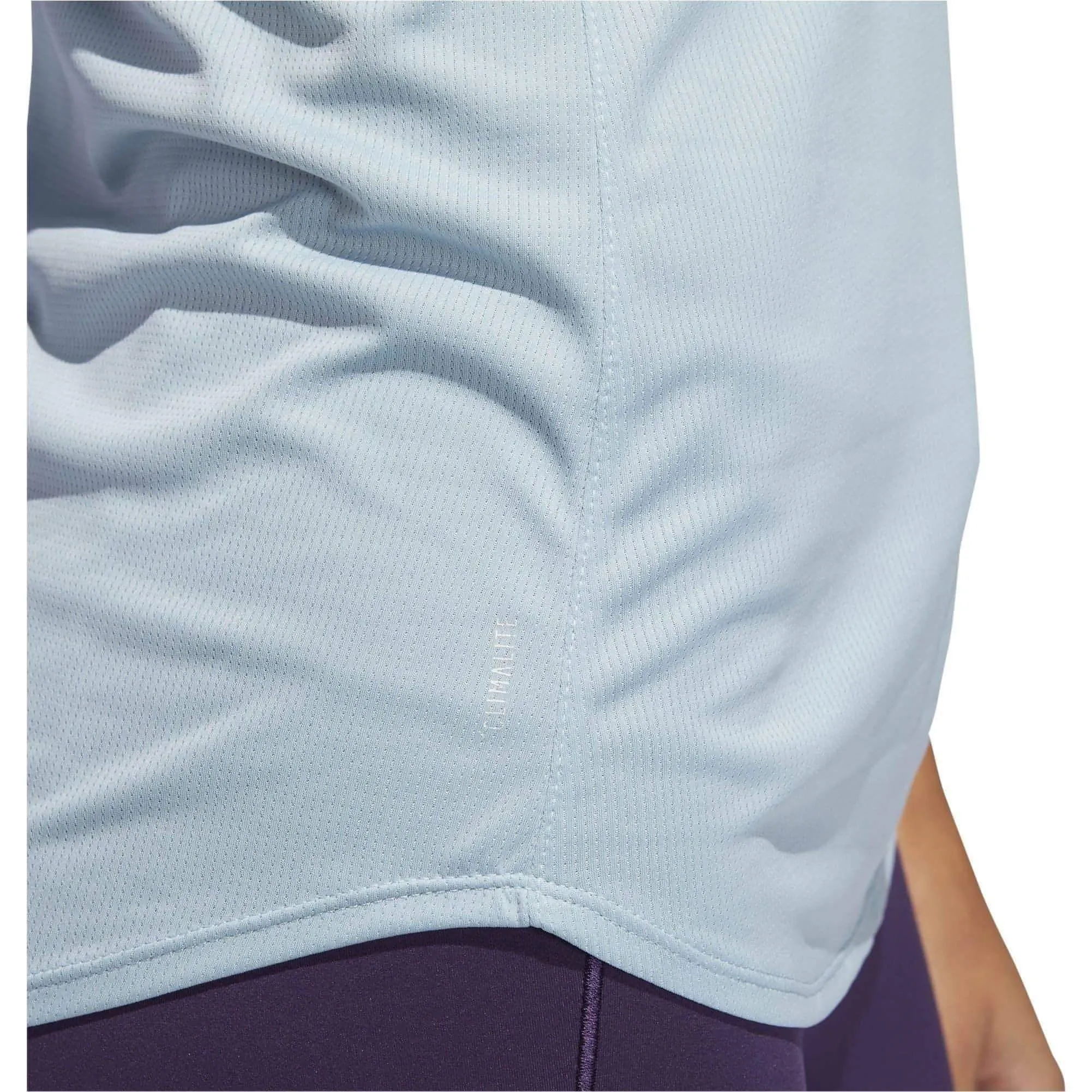 adidas Own The Run Womens Running Vest Tank Top - Blue
