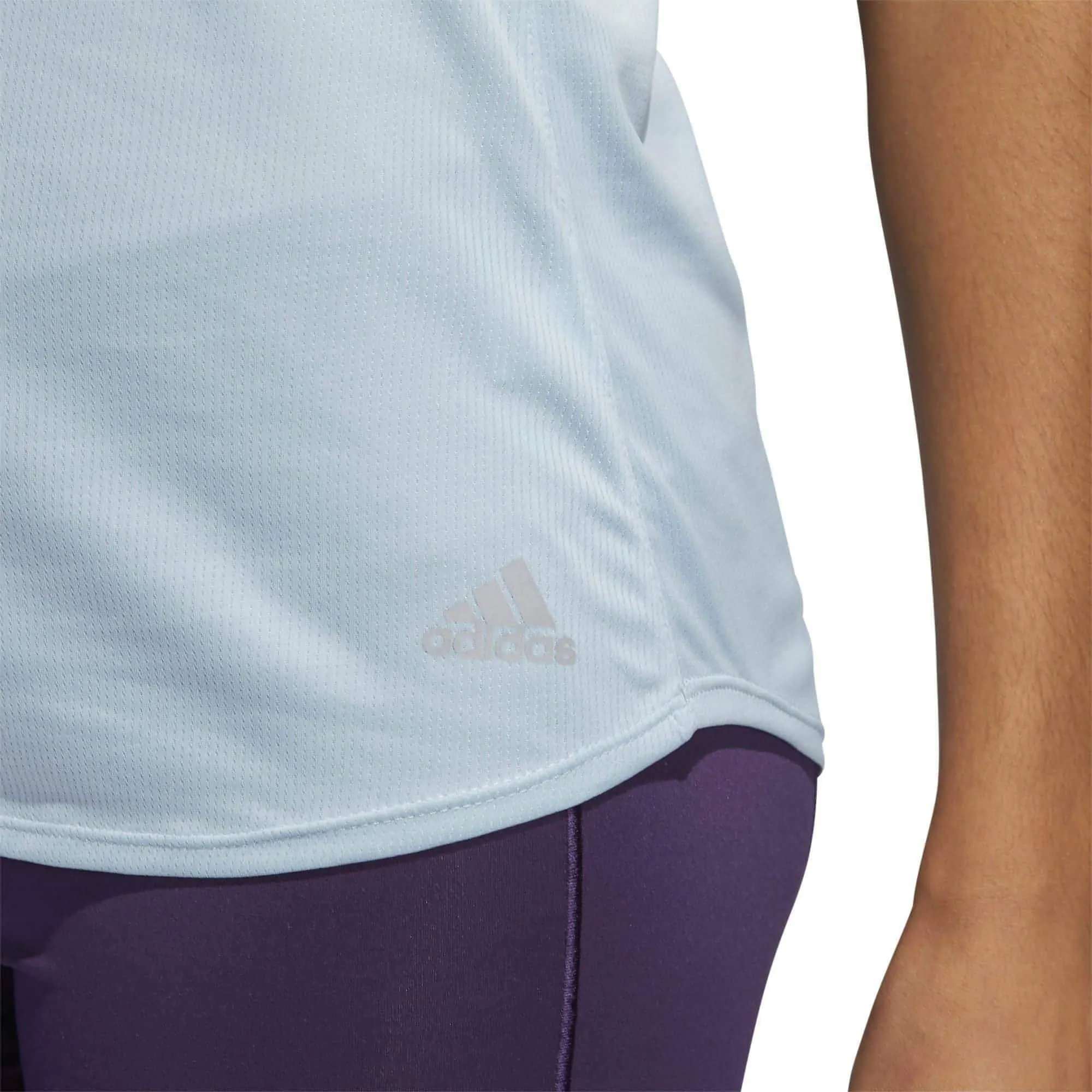 adidas Own The Run Womens Running Vest Tank Top - Blue