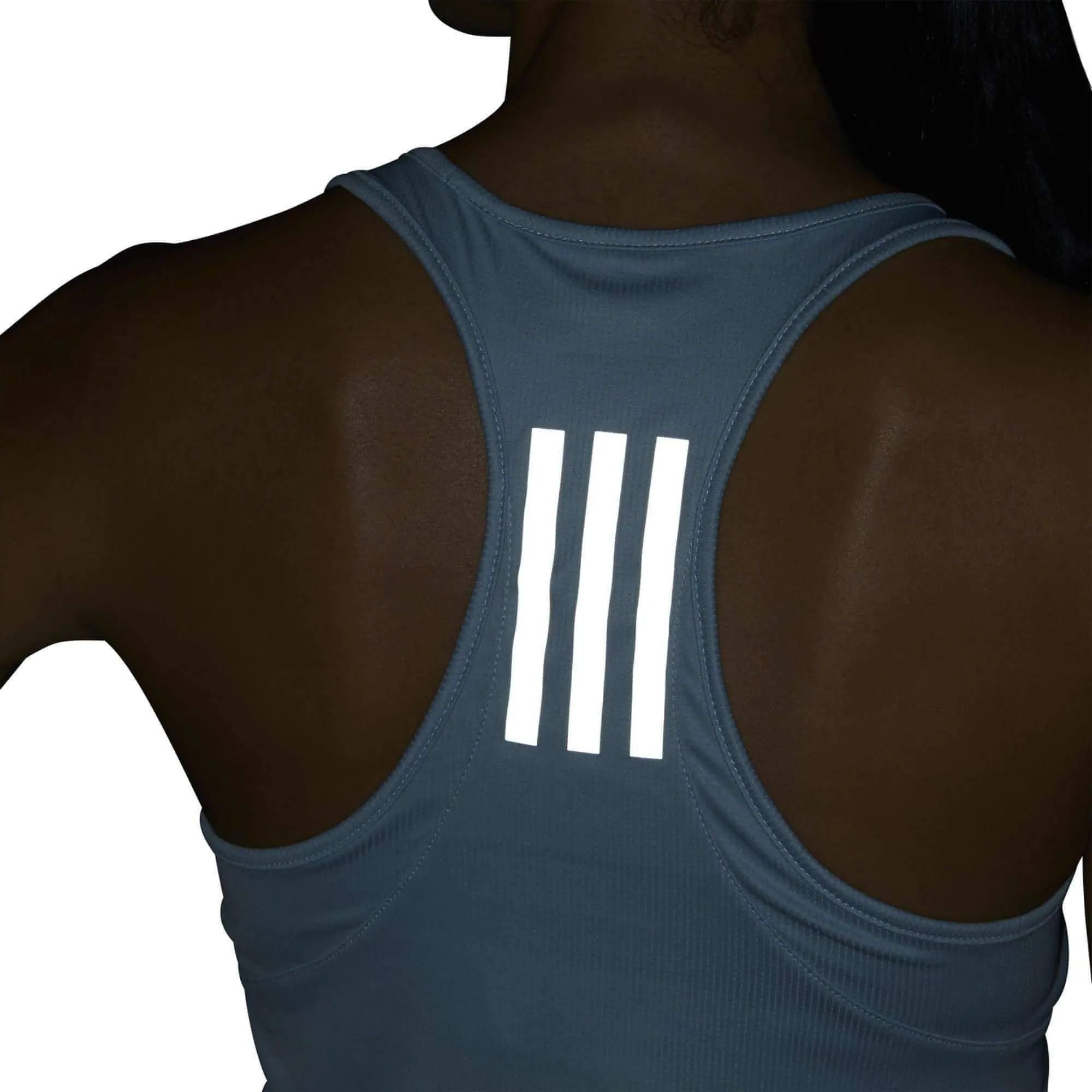 adidas Own The Run Womens Running Vest Tank Top - Blue