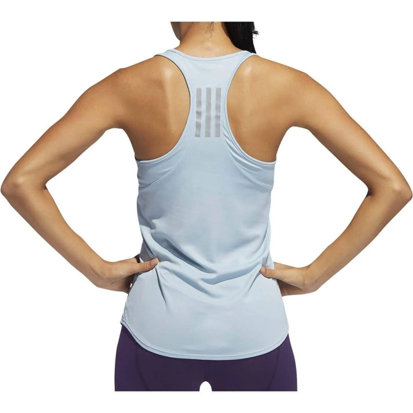 adidas Own The Run Womens Running Vest Tank Top - Blue