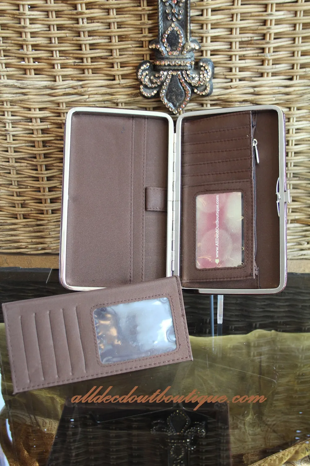 ADO | Bling Bronze Clutch Wallet
