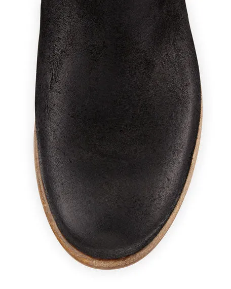 ALBERTO FERMANI Women's Black Suede Pavia Ankle Boot Floor Model