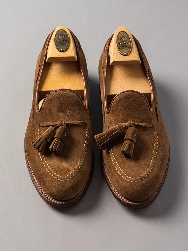 Alden Snuff Suede Tassel Loafer