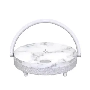 All-in-one Wireless Charger   LED Lamp   Bluetooth Speaker - Jennyhome