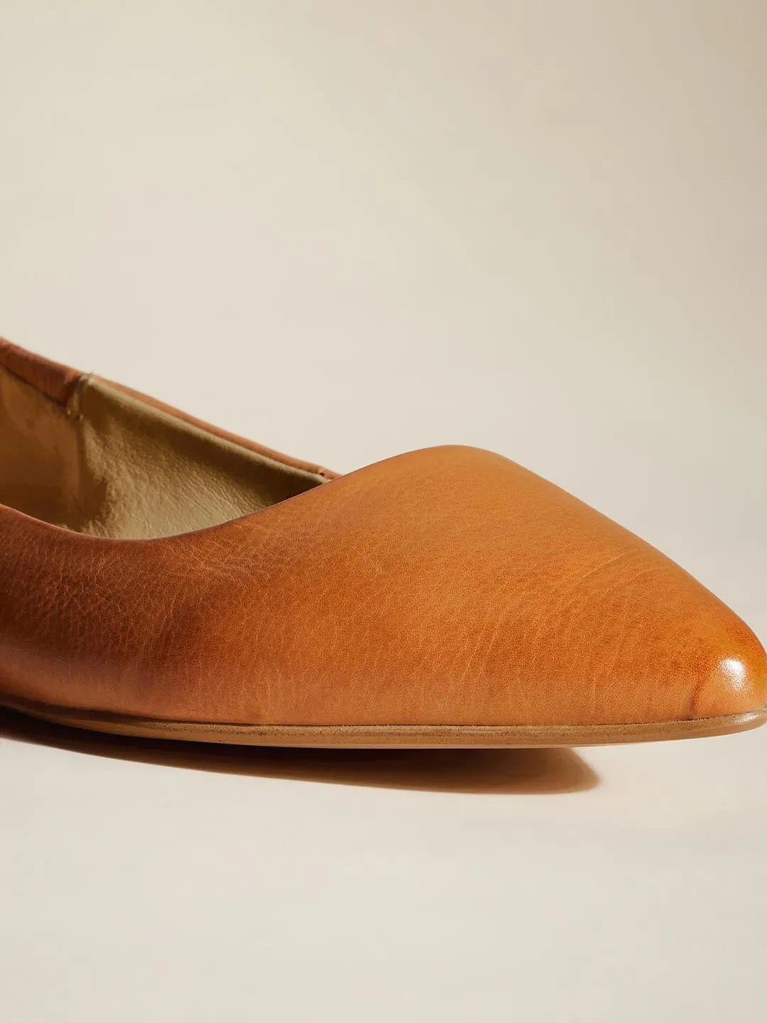 Amara Leather Flats