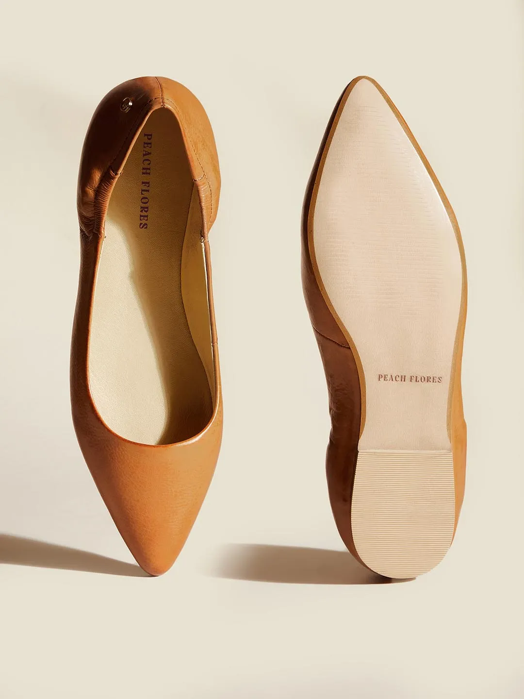 Amara Leather Flats
