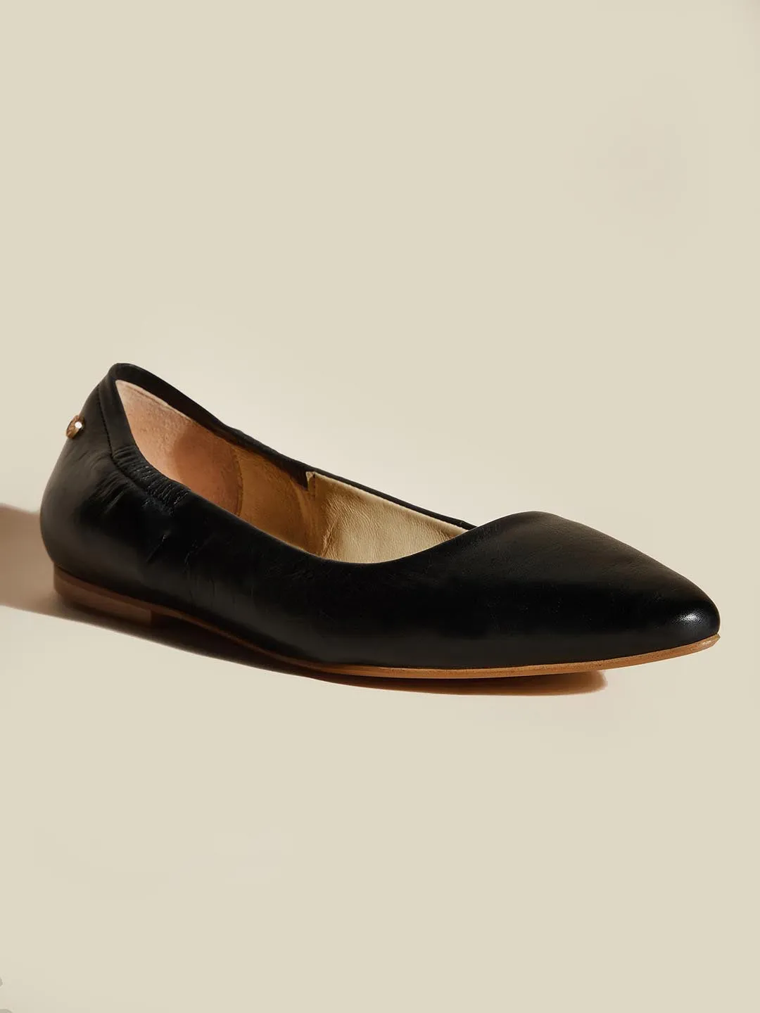 Amara Leather Flats