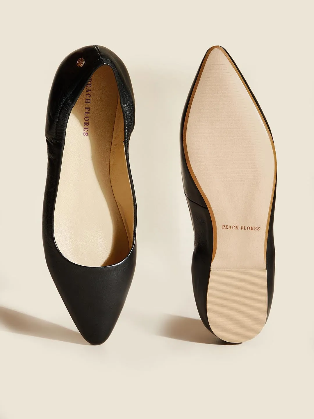 Amara Leather Flats