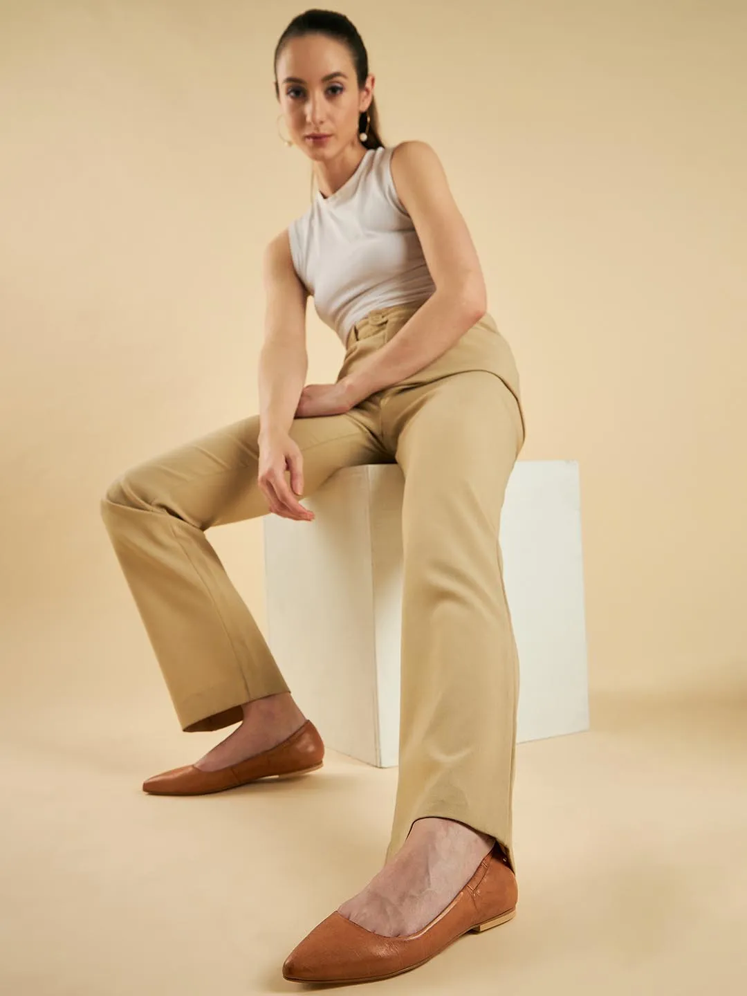 Amara Leather Flats