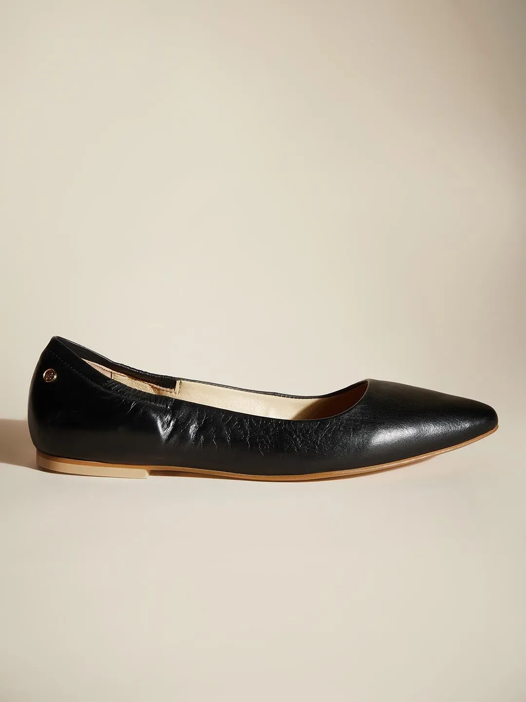 Amara Leather Flats