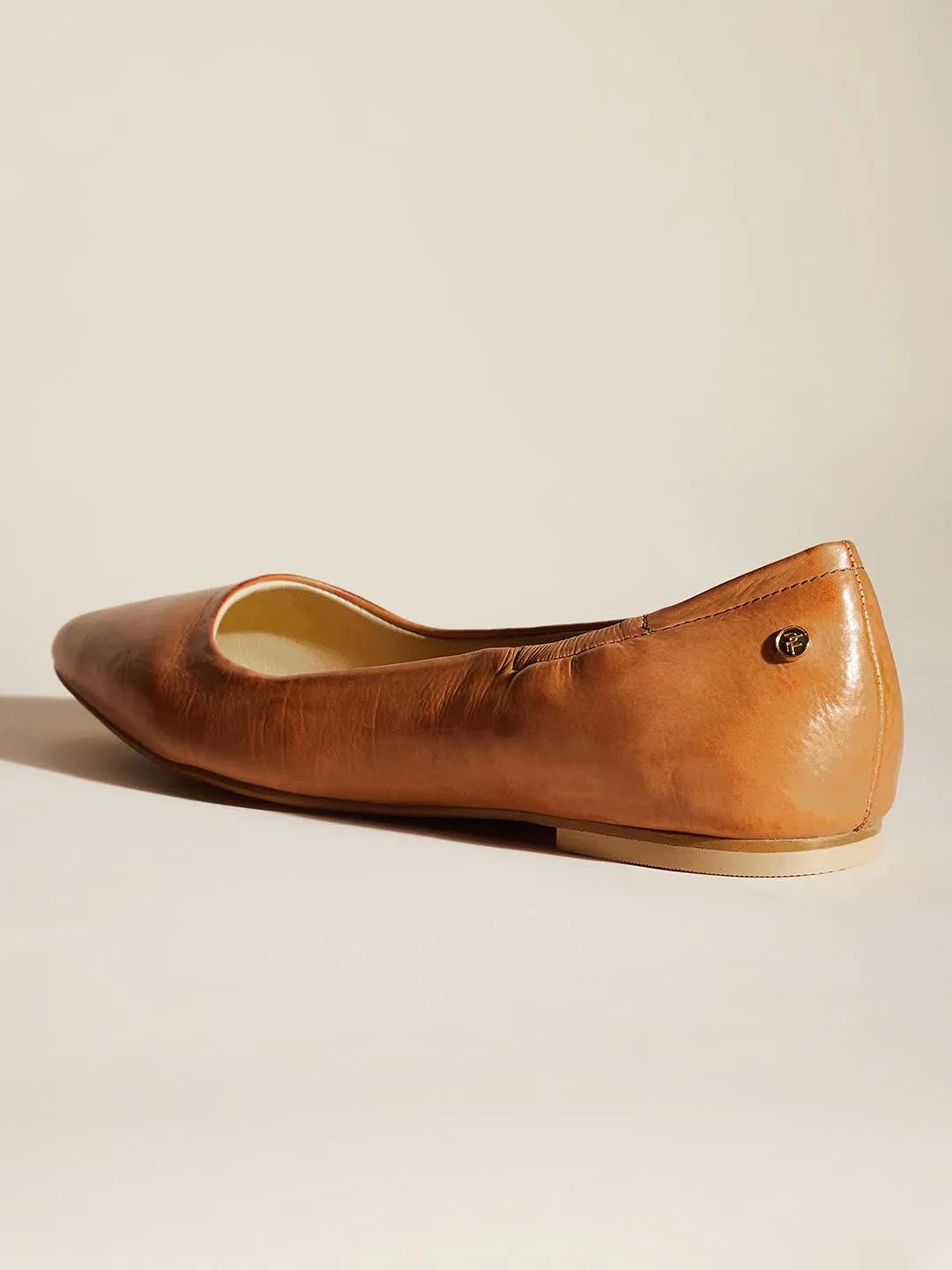 Amara Leather Flats