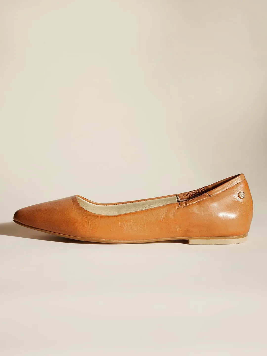 Amara Leather Flats
