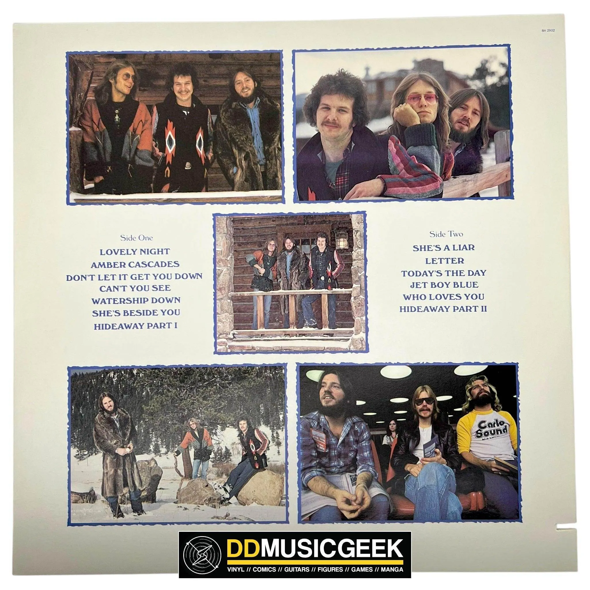 America : Hideaway (LP, Album, Mon)