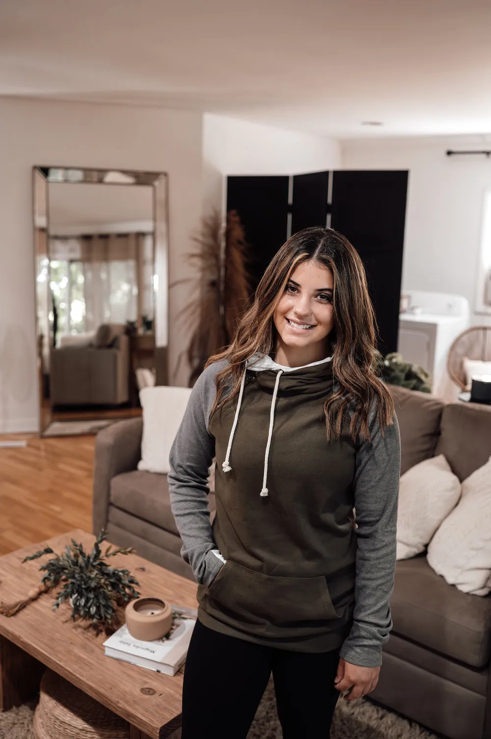 Ampersand Women's DoubleHood Sweatshirt - All Booked *FINAL SALE*