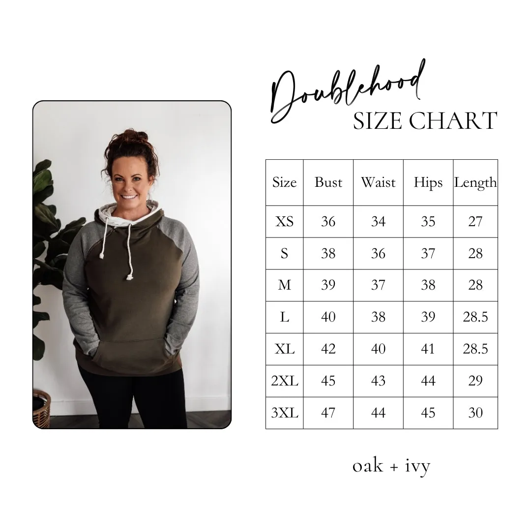 Ampersand Women's DoubleHood Sweatshirt - All Booked *FINAL SALE*