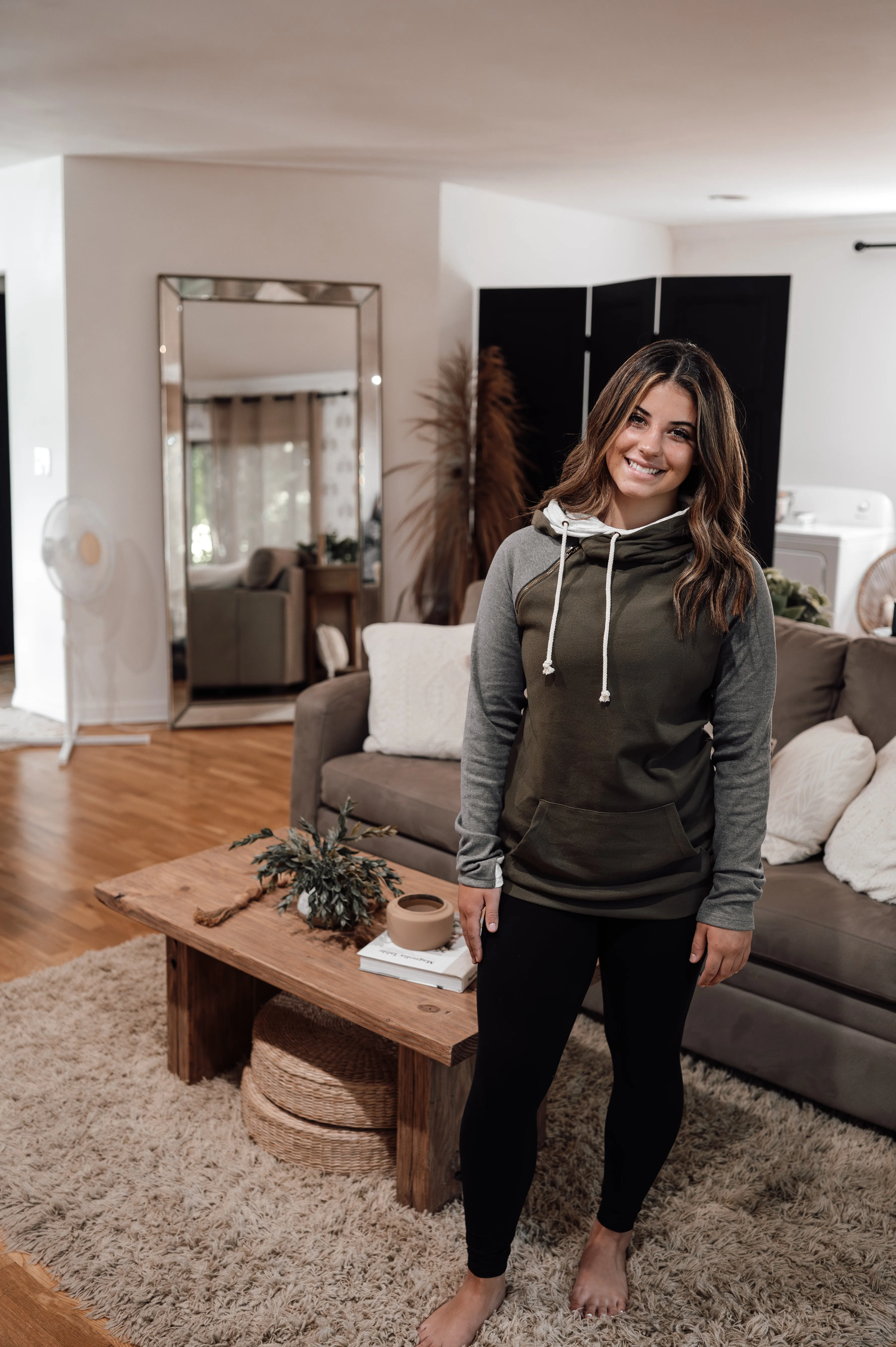 Ampersand Women's DoubleHood Sweatshirt - All Booked *FINAL SALE*