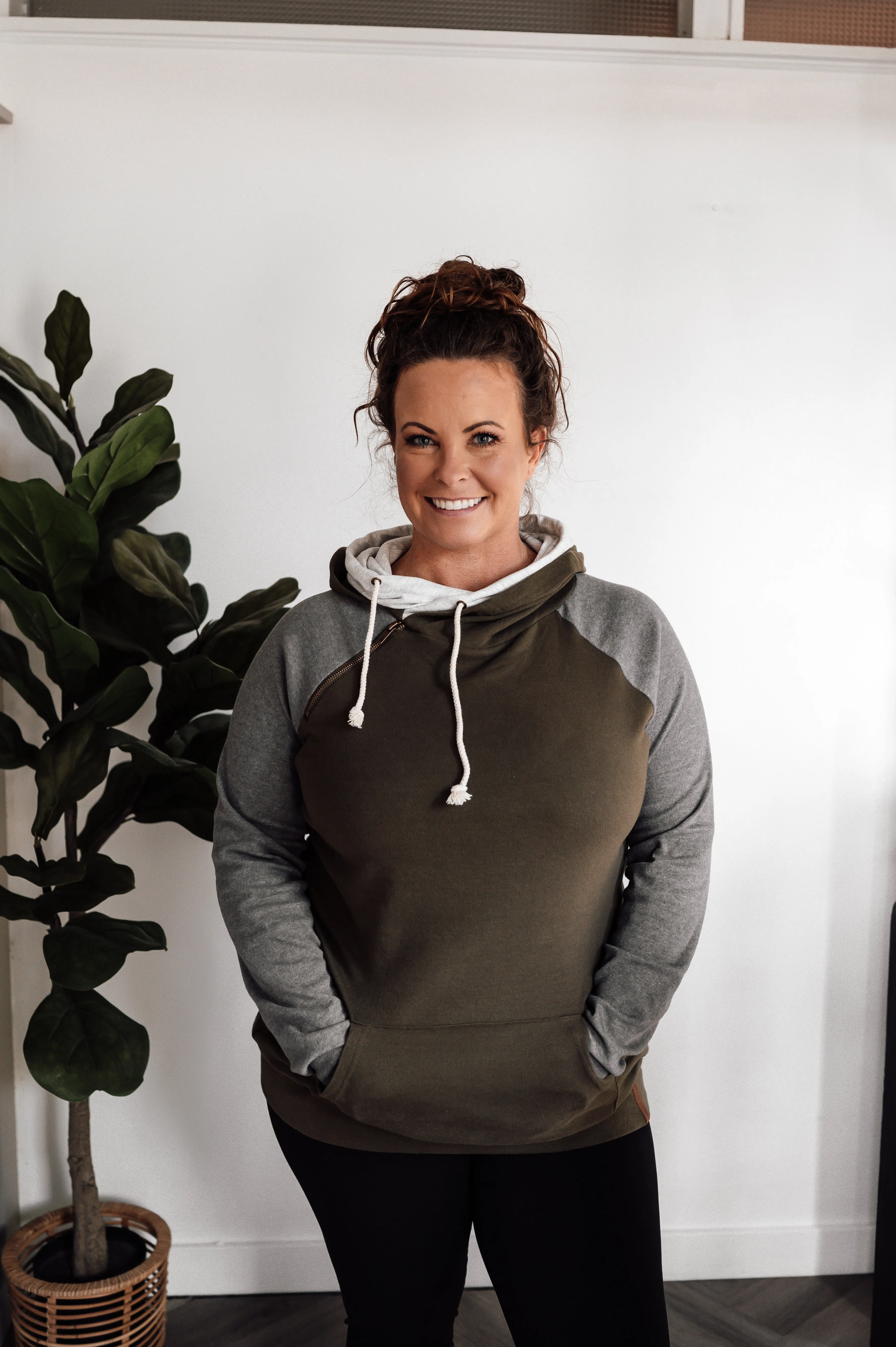 Ampersand Women's DoubleHood Sweatshirt - All Booked *FINAL SALE*