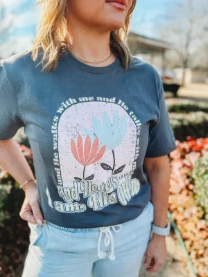 And He Walks With Me Graphic Tee