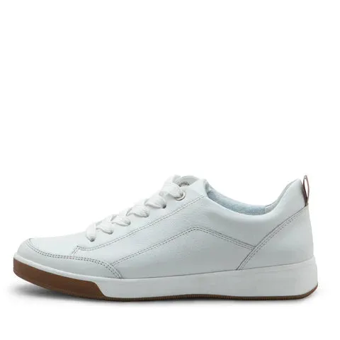 ARA REDMOND WHITE LEATHER SNEAKER