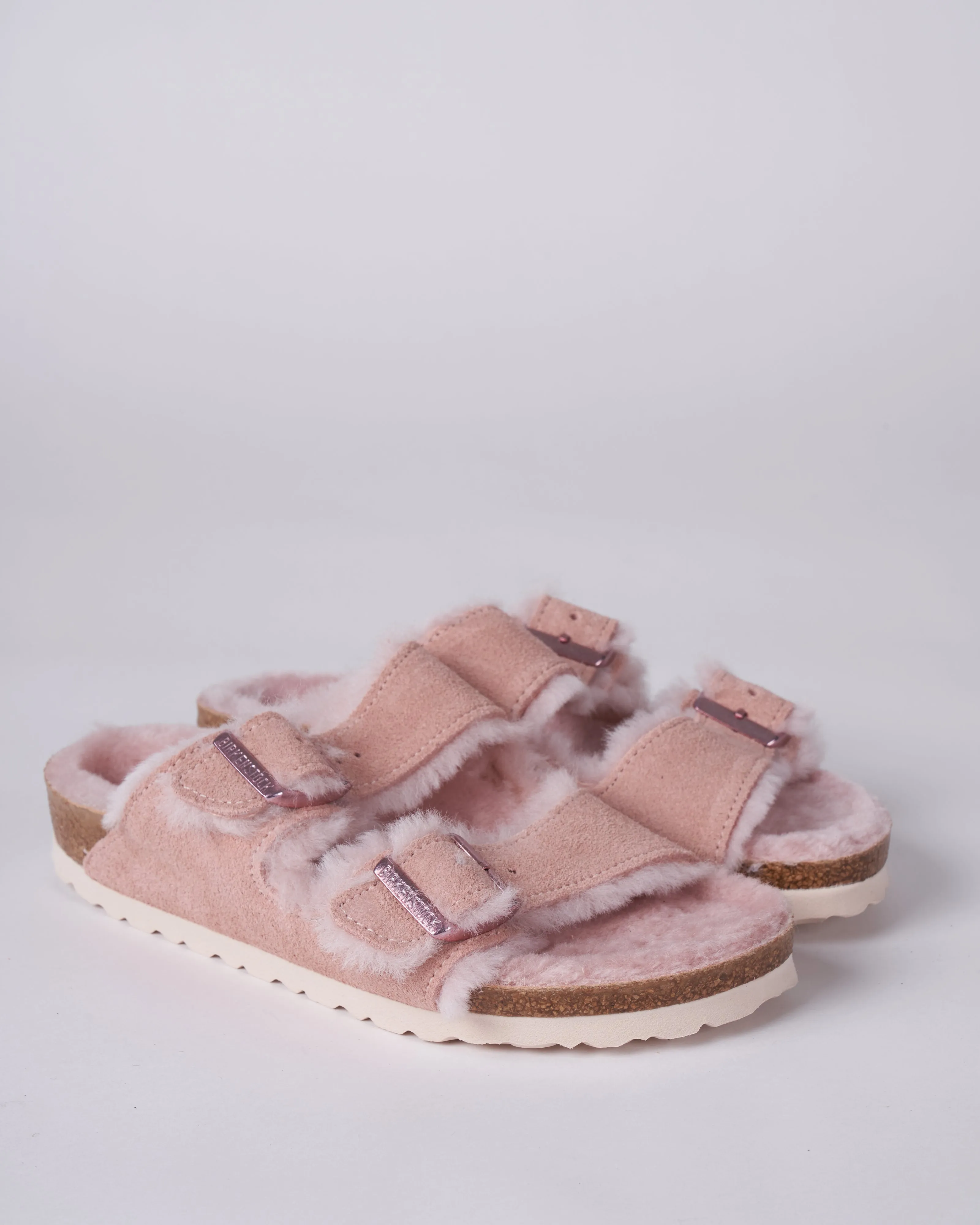 arizona shearling - suede/shearling \ light rose/light rose