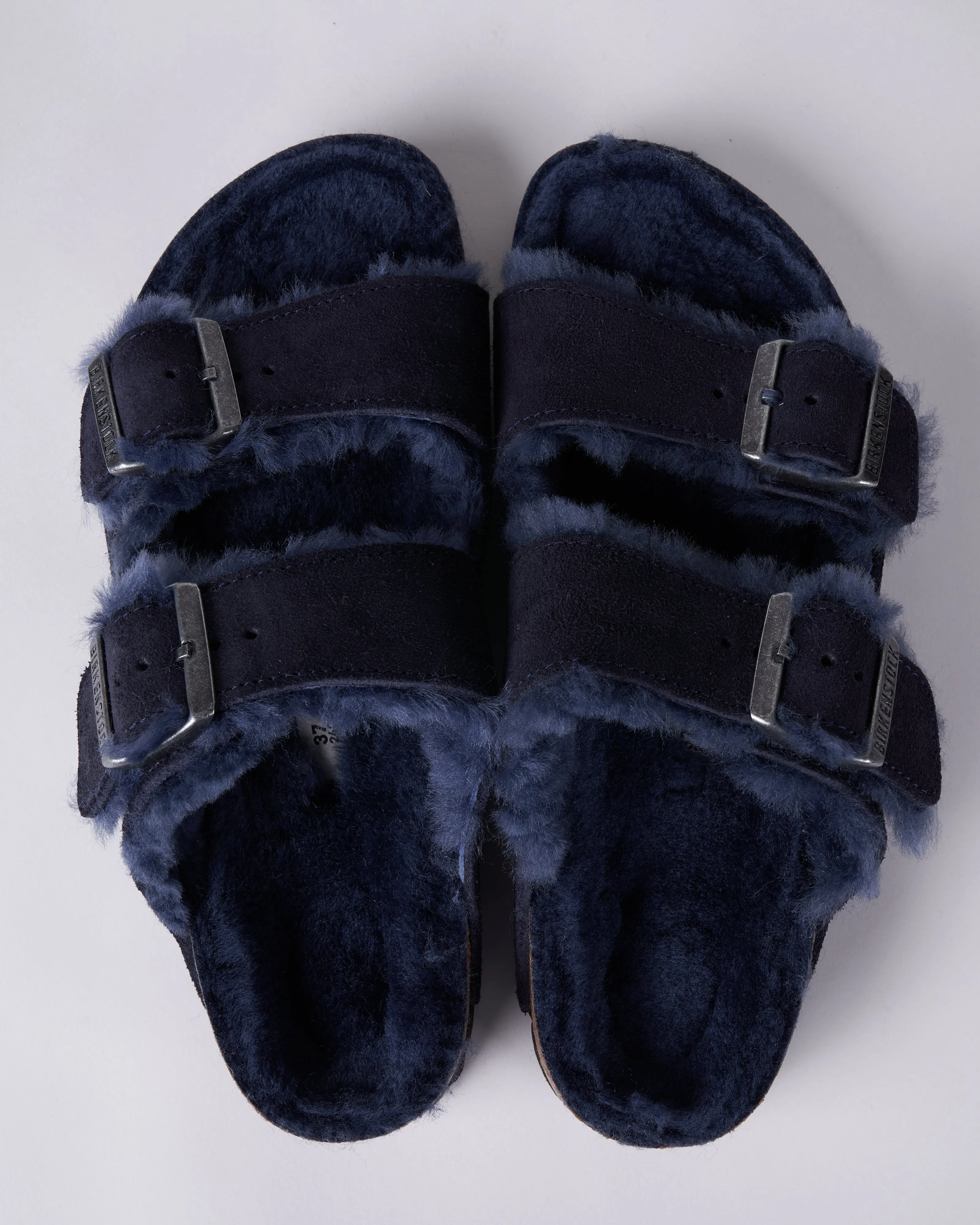 arizona shearling - suede/shearling \ midnight/midnight