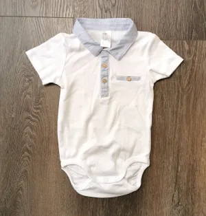 BABY BOY SIZE 9/12 MONTHS - H&M, Soft & Stylish Casual Dress Top EUC B32