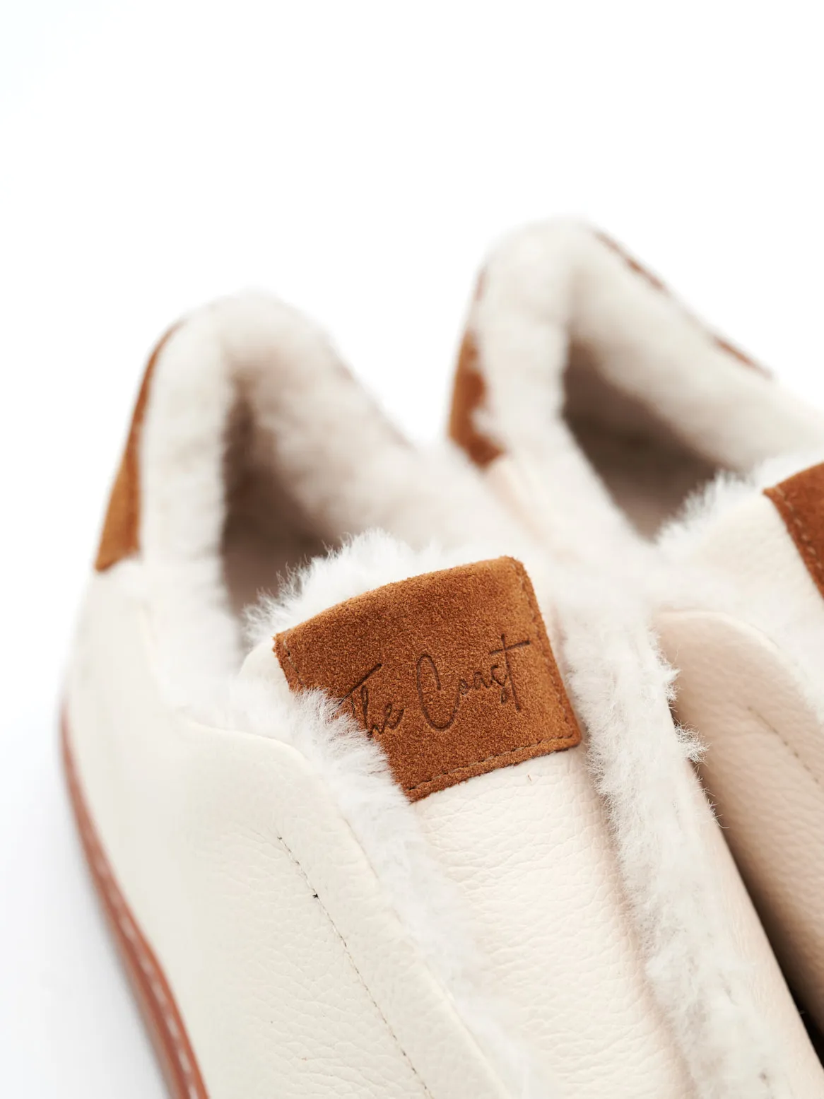 Beni Slip In in Cream Leather
