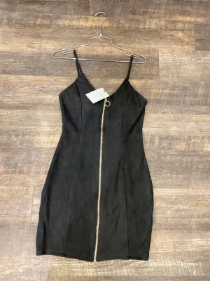 Black Faux Suede Dress