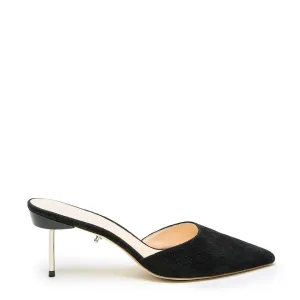 Black Suede Stiletto