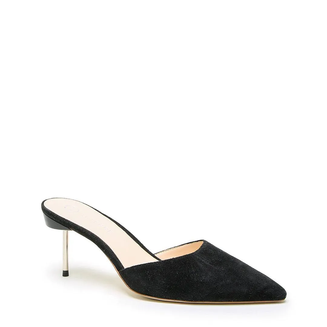 Black Suede Stiletto