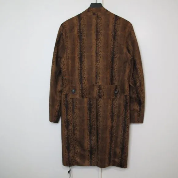 BLANK NYC Faux Suede Animal Print Coat NWT