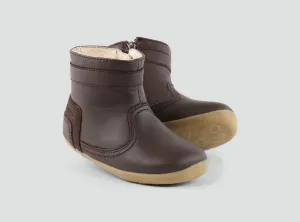 Bobux SU Brown Bolt Boots with Wool Lining