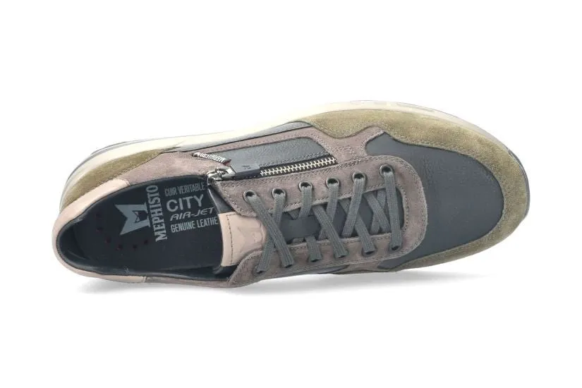 'Bradley' men's lace-up sneaker - green